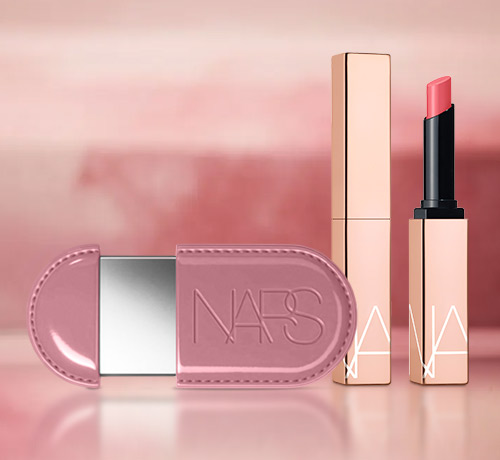 Afterglow Sensual Shine Lipstick y espejo rosa de regalo