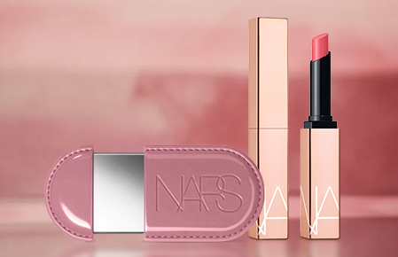 Afterglow Sensual Shine Lipstick y espejo rosa de regalo